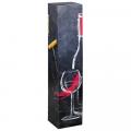 [W14552] Faltschachtel 'Vino red/white' 77x77x363 mm für 1 Flasche